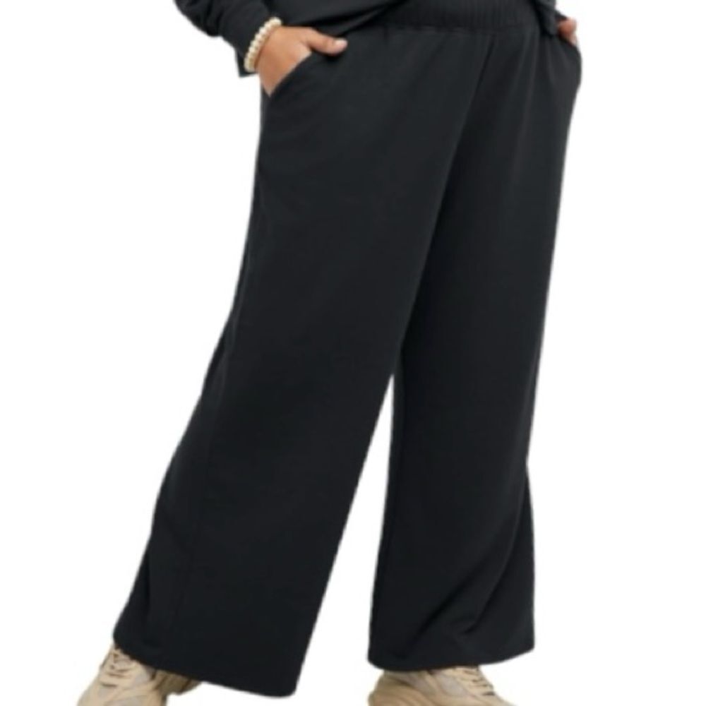 HANES Eco Smart Fleece Lined Sweatpant Lounge Pants Womens Medium